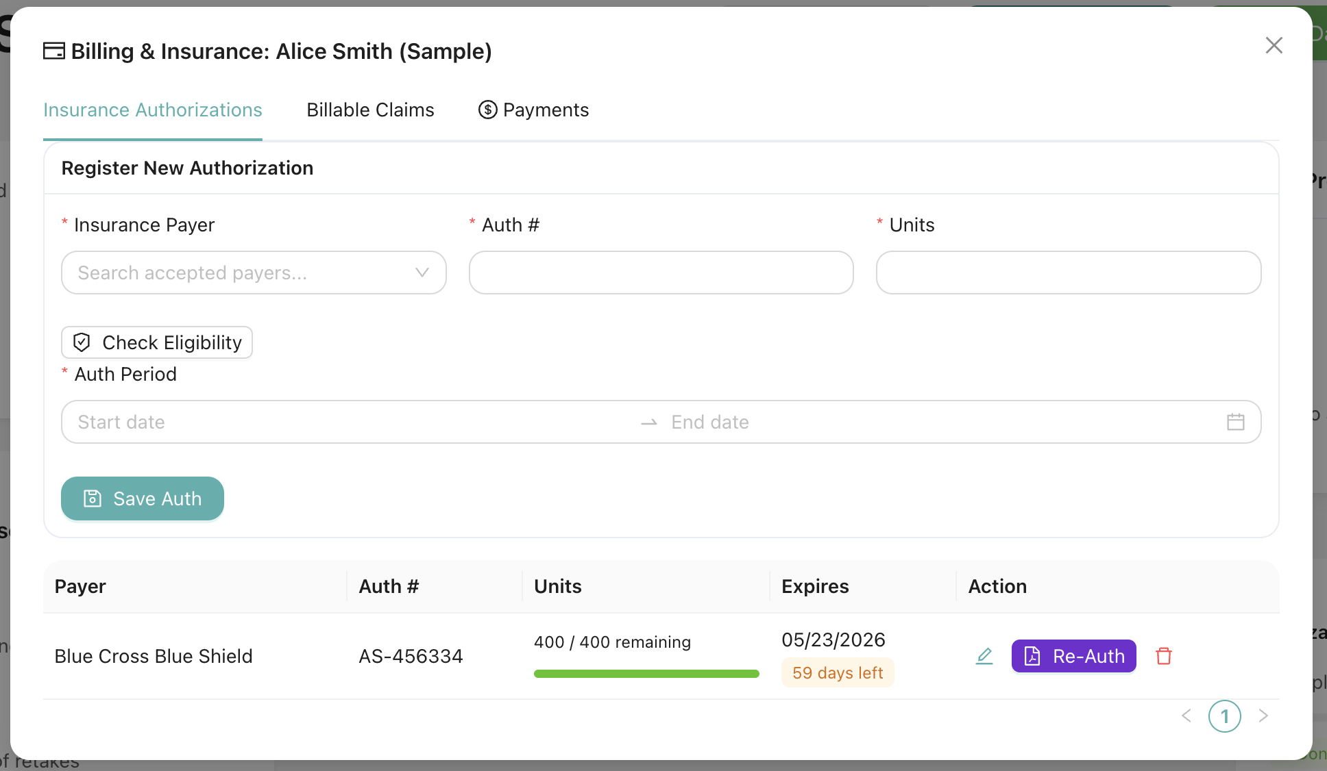 Billing Dashboard